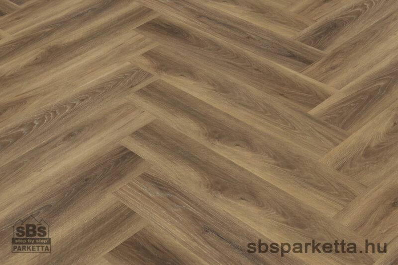 014990- KORNER - Vízálló kompozit (SPC) padló - LUXURY HERINGBONE - HOVDEN OAK - 19 - 5mm_AC5/34_4V