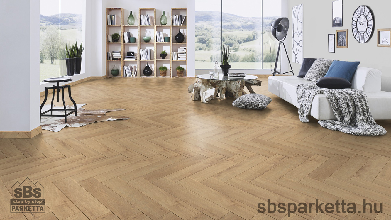 006790-KRONO ORIGINAL - Herringbone Laminált Padló - SUNDANCE OAK ...