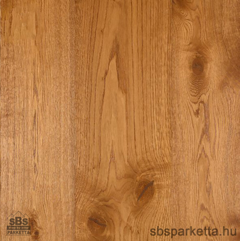 026990-FREVINI - BASICA - Medium smoked Tölgy Character Lakkozott - MULTI LAYER/TÖBBRÉTEGŰ - Kefélt Pácolt Szalagparketta – BROWNIE PLANK – M4V (2,38 m2/cs/6db)