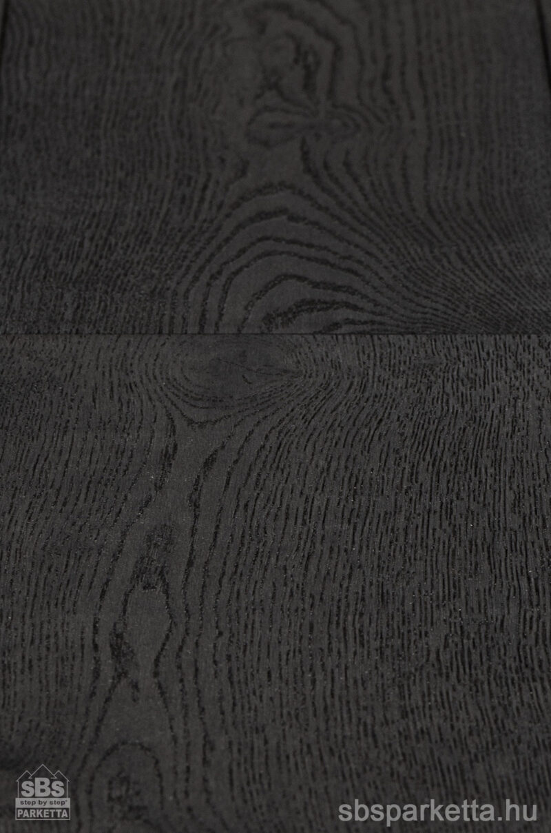 026490-FREVINI - BASICA - Tölgy Character Lakkozott - MULTI LAYER/TÖBBRÉTEGŰ - Kefélt Pácolt Szalagparketta – CHARCOAL PLANK – M4V (2,38 m2/cs/6db)