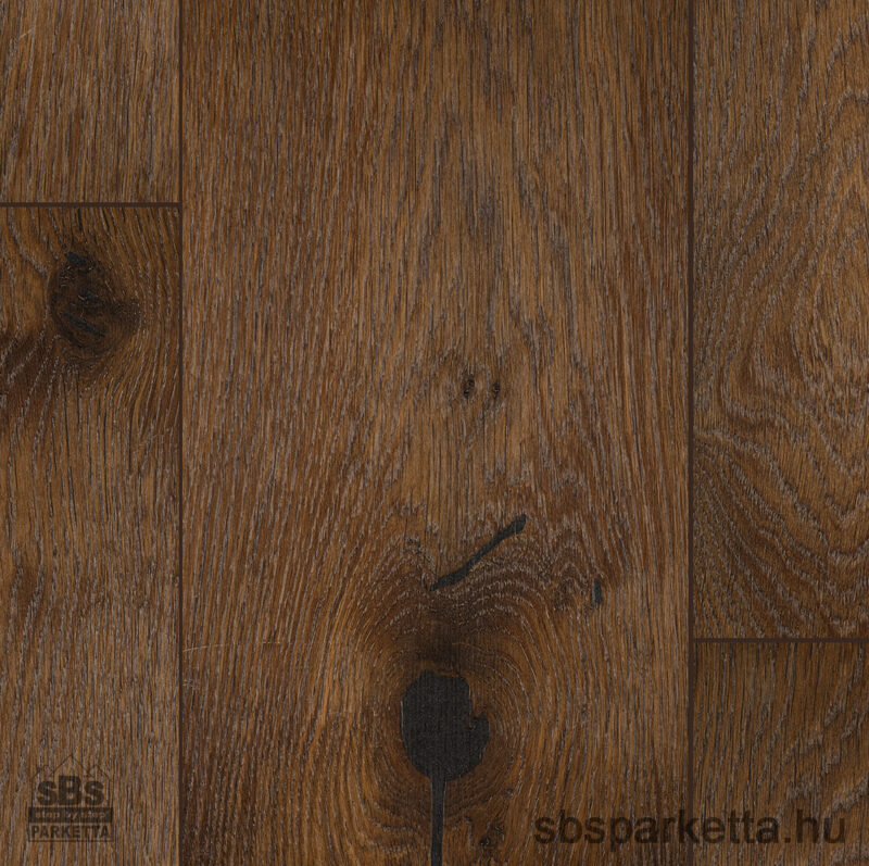 027490-FREVINI - MODERNO- Deep smoked Tölgy Character Olajozott - MULTI LAYER/TÖBBRÉTEGŰ - Kefélt Pácolt Szalagparketta – OSCAR PLANK – M4V (2,38 m2/cs/6db)