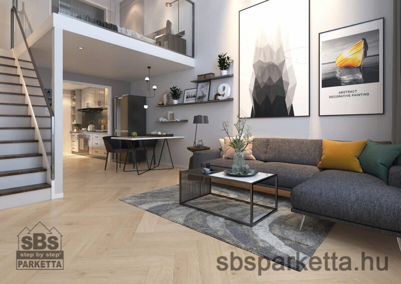 009990-CLASSEN - Herringbone laminált padló - MANOR - BLOIS OAK - 62704 - 8mm_AC5/33_V4