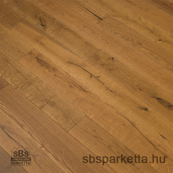 025690-FLOOR EXPERT - HERITAGE DREAM - Tölgy EXTRA rusztikus matt barna pácolt - lakkozott kefélt szalagparketta - BERMUDA_4V