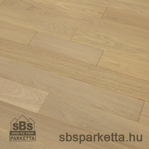 033500-FLOOR EXPERT - HERITAGE STYLE QUICK - Tölgy csomómentes matt - Fehér lakkozott kefélt szalagparketta - LIGHT WHITE QUICK_4V