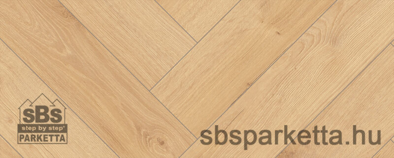 009990-CLASSEN - Herringbone laminált padló - VILLE - DAROCA OAK - 64111 - 8mm_AC5/33_V4