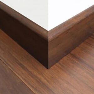 007290 - BERGEIM - Fonott BAMBUSZ szegélyléc - 1830x60x14mm