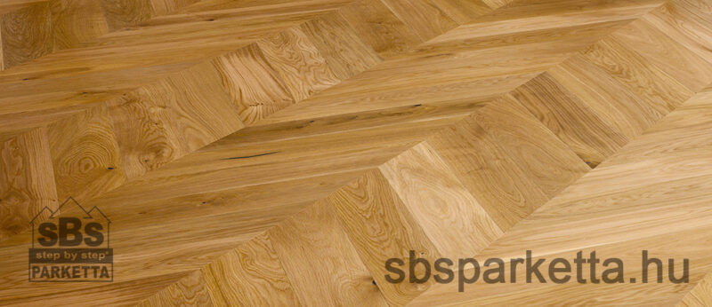 034990-BARLINEK WOOD - PURE CLASSICO LINE 130 - CHEVRON FAMILY - Tölgy matt lakkozott szalagparketta - VIVID - NATURAL_M4V