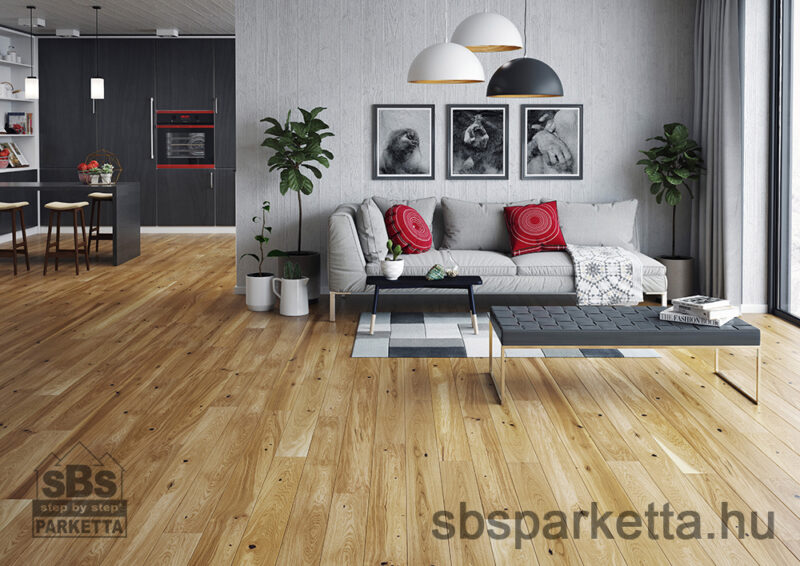 021990-BARLINEK WOOD - PURE LINE - COUNTRY - Tölgy matt lakkozott szalagparketta - 5G_NATURAL - CONCHI PICCOLO_2V