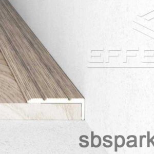 005990 - EFFECTOR Végzáró "L" profil, lépcsőprofil - ELOXÁLT ALUMÍNIUM - fadekoros - 10  színben