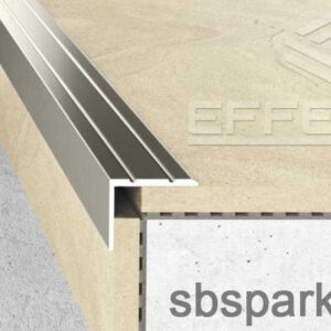 007490 - EFFECTOR Lépcsőprofil - ELOXÁLT ALUMÍNIUM - fa dekoros - 20x25x2700mm - 10 színben