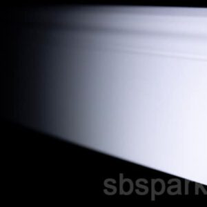 005490 - Pedross 627 - Magas, fehér, festhető szegélyléc - 12cm (5911)