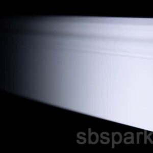 003790 - Pedross 625 - Magas, fehér, festhető szegélyléc - 7,8cm (6339)