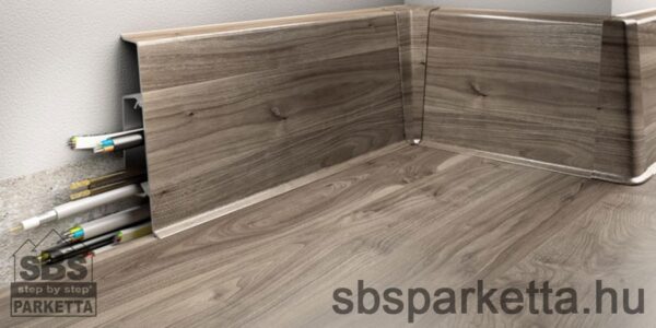 003490 - PROFIFLOOR Hi Line - CEZAR Szegélyléc  - VÍZÁLLÓ, KÁBELCSATORNÁS - 2500x75mm - Image 3