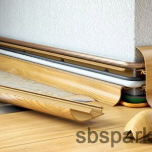 002390 - SALAG Szegélyléc  - VÍZÁLLÓ, KÁBELCSATORNÁS - NGF56