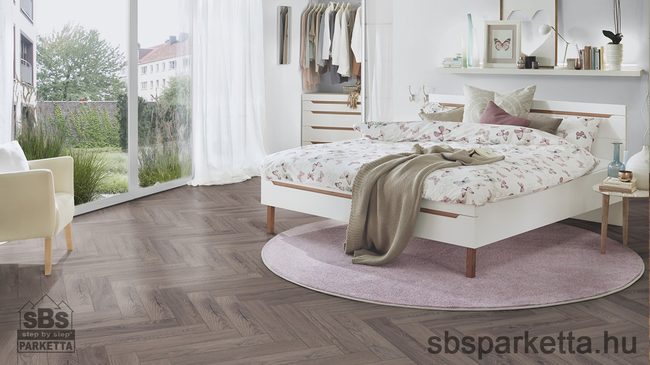 007990-KRONO ORIGINAL - Herringbone laminált padló - RUTHERFORD OAK - K488 - 8mm_AC5/33_V4 - EXKLUZÍV ÁR! - Image 2