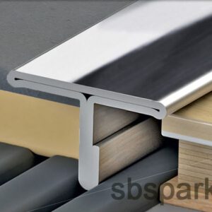 008990 - PROFILPLAST Burkolatváltó "T" profil -INOX- ROZSDAMENTES ACÉL - 14x2500mm - 45585