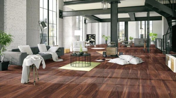 008990-SWISS KRONO- Laminált padló - NOCE RUBINO - D2562 - 12mm_AC5/33_4V - Image 2