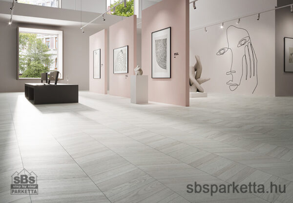 012190-SWISS KRONO- Laminált padló - CHEVRON - ARCTIC - D80681 - 10mm_AC5/33_4V - Image 2