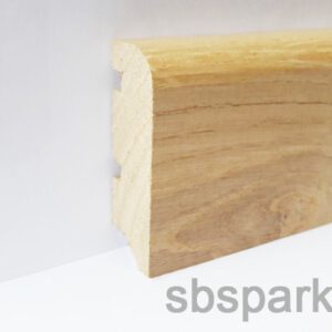 002290 - MAISTRO - Tömör TÖLGY - magas fa szegélyléc - 60x20mm