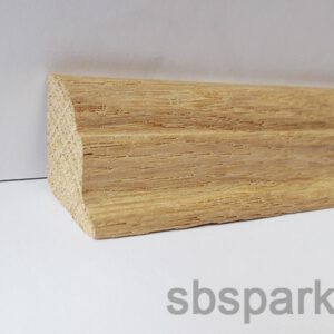 001190 - MAISTRO - Tömör TÖLGY - fa szegélyléc - 28x18mm