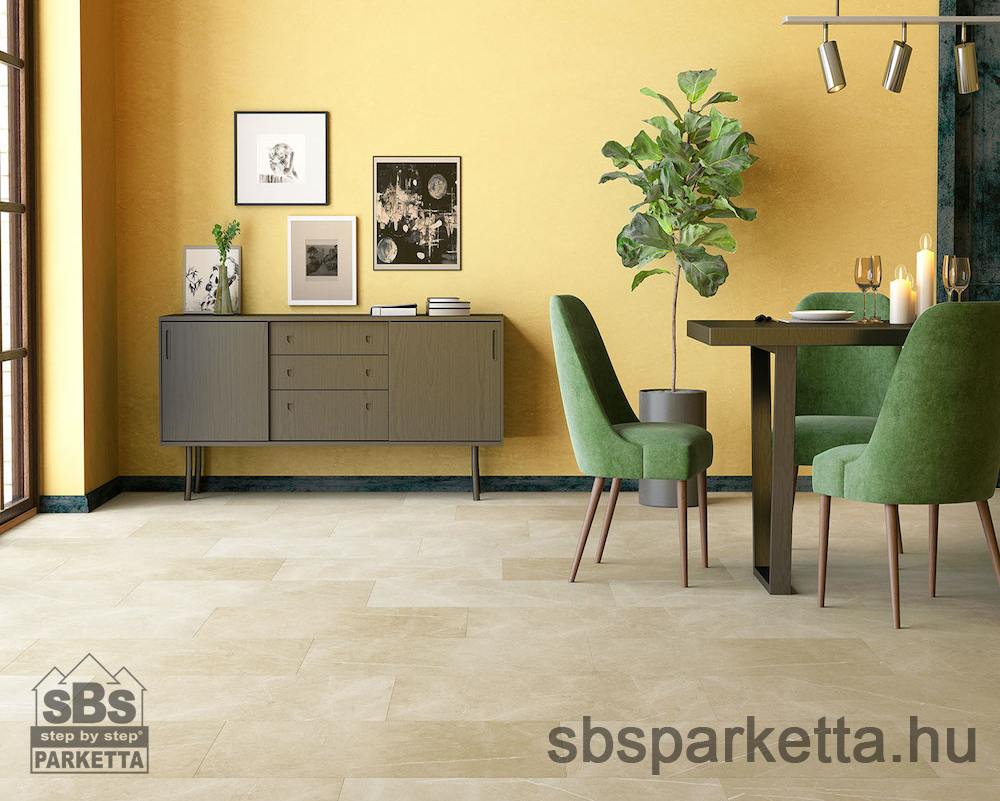 014090- CLASSEN CERAMIN - Vízálló kompozit (SPC) faburkolat - TILES - MASSA SANDY BEIGE - 57607 - 3mm_AC6/34_4V - Image 2