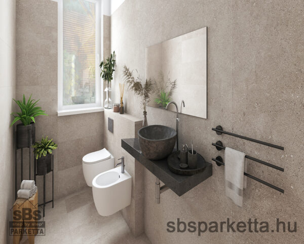 014090- CLASSEN CERAMIN - Vízálló kompozit (SPC) falburkolat - TILES - ADIGE CLASSIC GREY - 57612 - 3mm_AC6/34_4V - Image 2