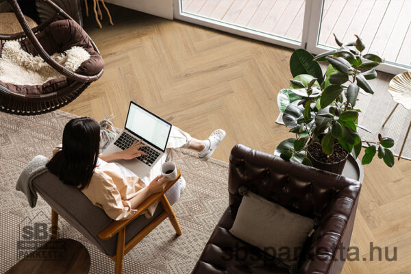 009990-CLASSEN - Herringbone laminált padló - MANOR - VERNON OAK - 64920 - 8mm_AC5/33_V4 - Image 2