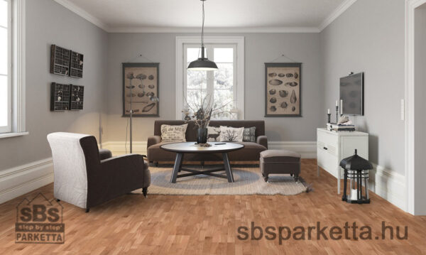 022240-FLOOR EXPERT - ARTISAN LOUNGE - Natúr - Tölgy enyhén rusztikus matt lakkozott csiszolt szalagparketta - QUALA LUMPUR - 5G - Image 2