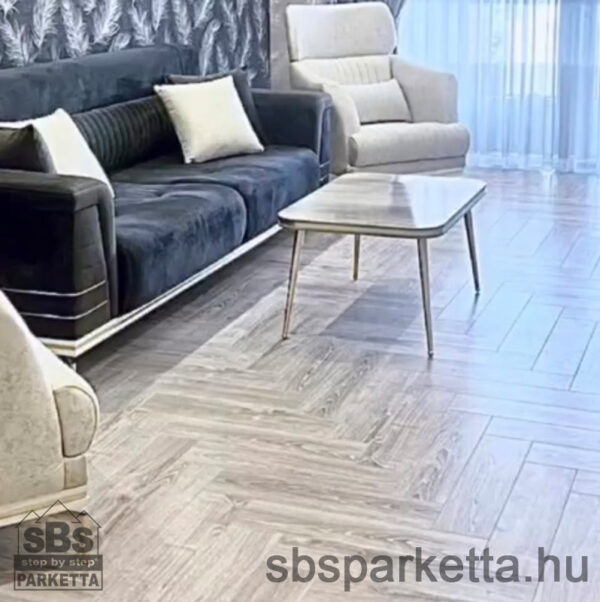 012490 - ASTON LOUISE - HALSZÁLKA laminált padló - SILVERADO CREAM OAK - 8mm_AC4/32_4V - Image 2