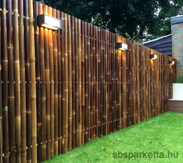 072990-KÜLTÉRI KEZELETLEN GIGANT BAMBUSZRÚD KERÍTÉSPANEL – S.BARNA - 90 x 180 cm (1db/30kg) - Image 2