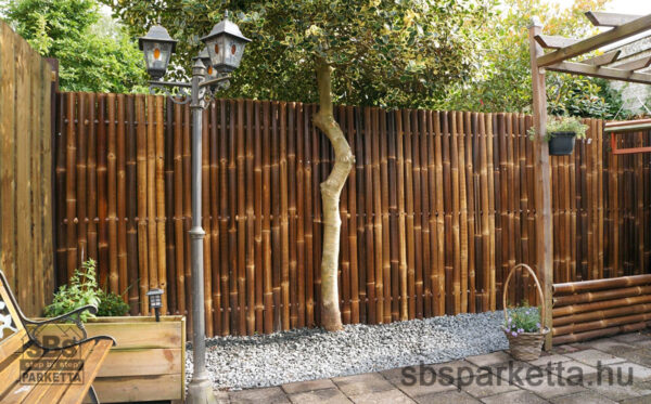 072990-KÜLTÉRI KEZELETLEN GIGANT BAMBUSZRÚD KERÍTÉSPANEL – S.BARNA - 90 x 180 cm (1db/30kg) - Image 3