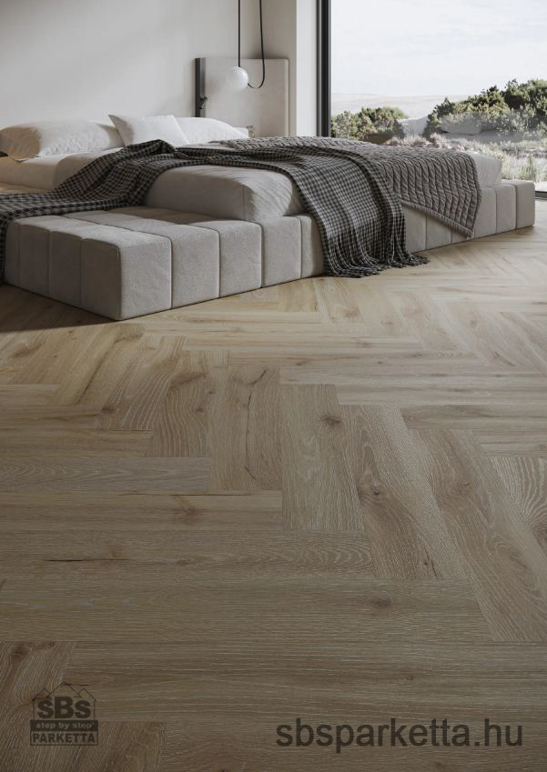 016190- BARLINEK - NEXT STEP - HALSZÁLKA - Vízálló SPC padló - DESERT OAK - 6mm_AC6/34 - Image 3
