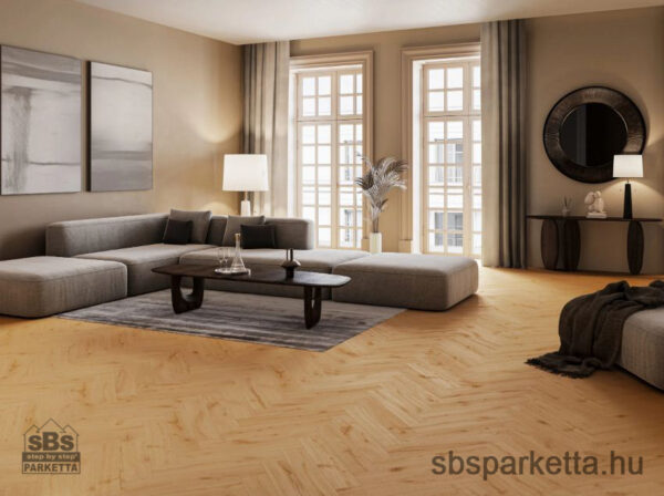 016190- BARLINEK - NEXT STEP - HALSZÁLKA - Vízálló SPC padló - GINGER OAK - 6mm_AC6/34 - Image 4