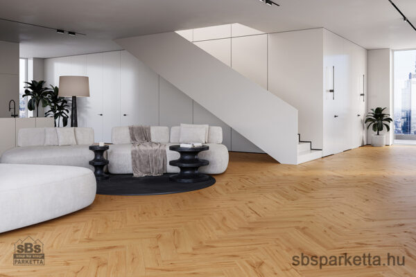 016190- BARLINEK - NEXT STEP - HALSZÁLKA - Vízálló SPC padló - GINGER OAK - 6mm_AC6/34 - Image 2