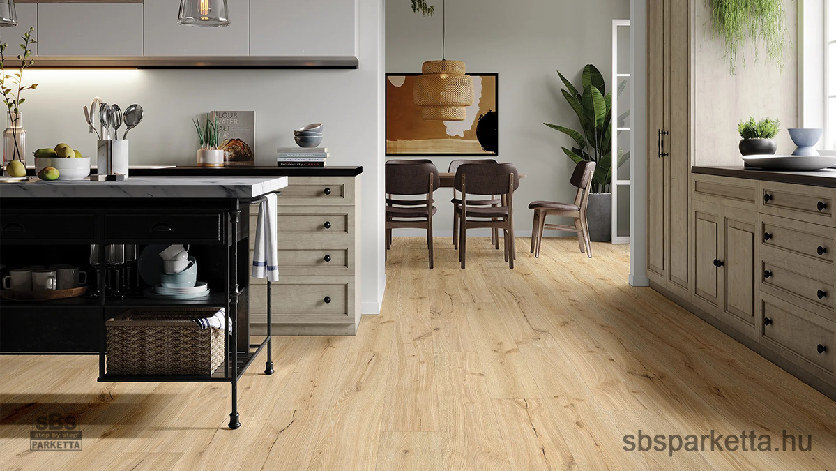 014390- BARLINEK - NEXT STEP - LARGE - Vízálló SPC padló - SAND OAK - 6mm_AC6/34 - Image 2