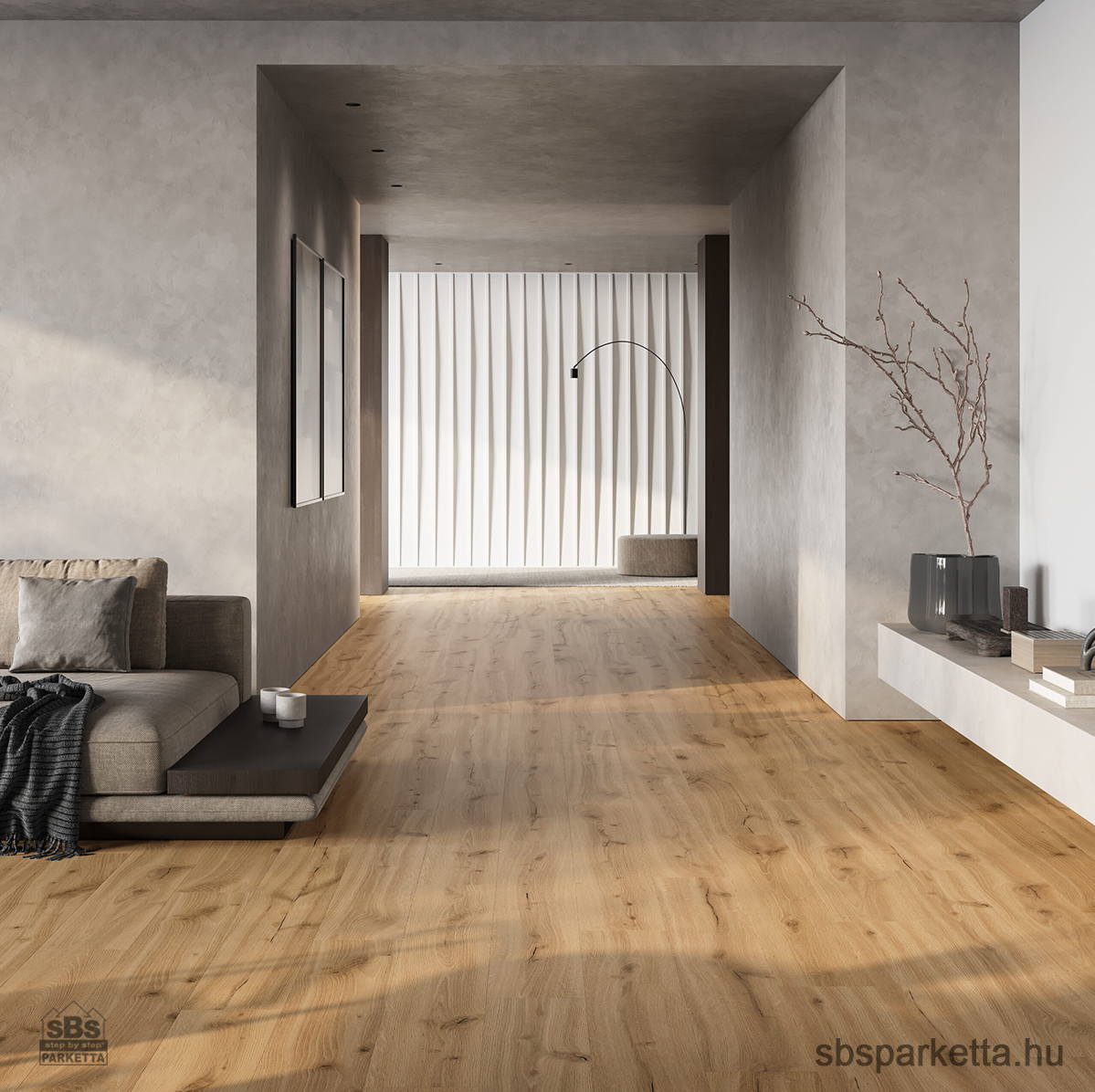 013390- BARLINEK - NEXT STEP - STANDARD - Vízálló SPC padló - AMBER OAK - 5,5mm_AC6/34 - Image 2