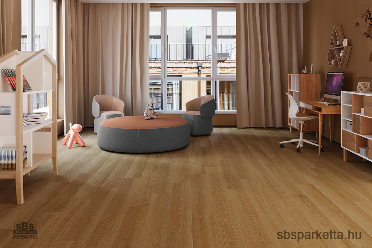 013390- BARLINEK - NEXT STEP - STANDARD - Vízálló SPC padló - WHEAT OAK - 5,5mm_AC6/34 - Image 2