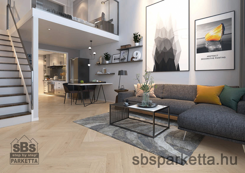 009990-CLASSEN - Herringbone laminált padló - MANOR - BLOIS OAK - 62704 - 8mm_AC5/33_V4 - Image 2