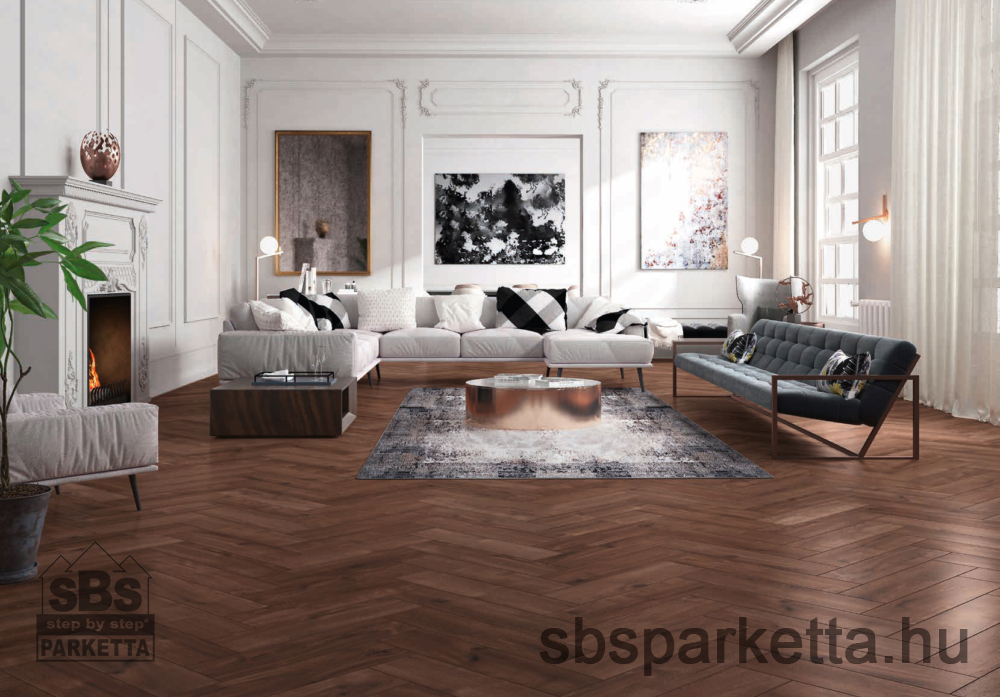 009990-CLASSEN - Herringbone laminált padló - MANOR - SAUMUR - 62709 - 8mm_AC5/33_V4 - Image 2