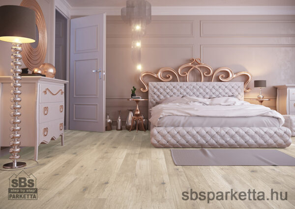 023990-Econfloor -Tölgy rusztikus fehérített olajozott szalagparketta - Caracas - IRIS WHITE - Image 2