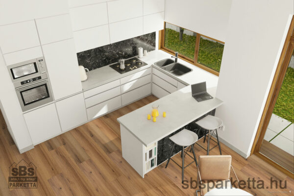 012990- EGIBI - Vízálló SPC padló - PREMIUM LINE - CANMORE OAK - 5,5mm - Image 3