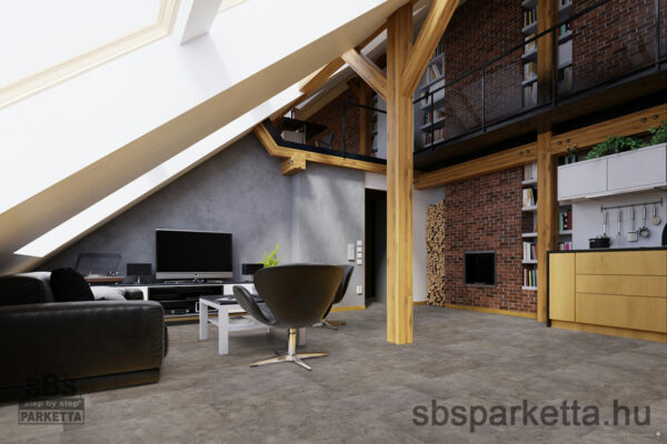 012490- EGIBI - Vízálló SPC padló - ROCKY LINE - NICE GREY - 5,2mm - Image 3