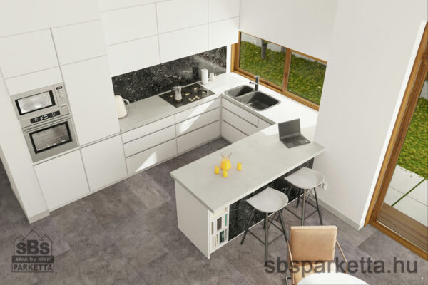 012490- EGIBI - Vízálló SPC padló - ROCKY LINE - NICE GREY - 5,2mm - Image 2