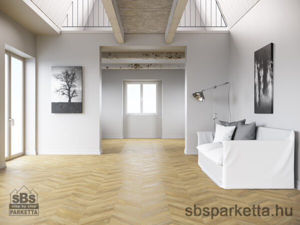 014490- FAUS - Vízálló laminált padló - MARQUETRY - CHEVRON 3 - BOHO - S176973- 8mm_AC6/33 - Image 2