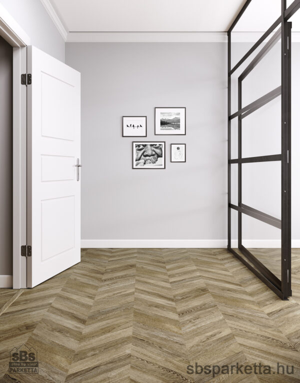 014490- FAUS - Vízálló laminált padló - MARQUETRY - CHEVRON 3 - CLASSIC - S176959- 8mm_AC6/33 - Image 2