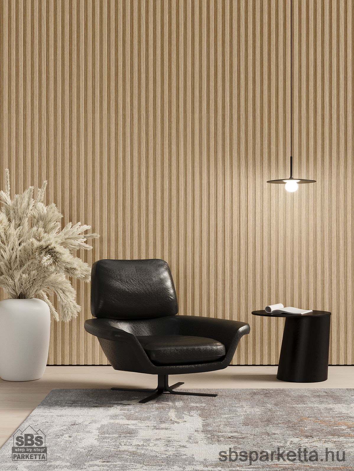 015990- FAUS - WALL TECH - DEKORÁCIÓS FALBURKOLAT - DUO - LIZA OAK - S185630 - 2600 x 132 x 19 mm - Image 2