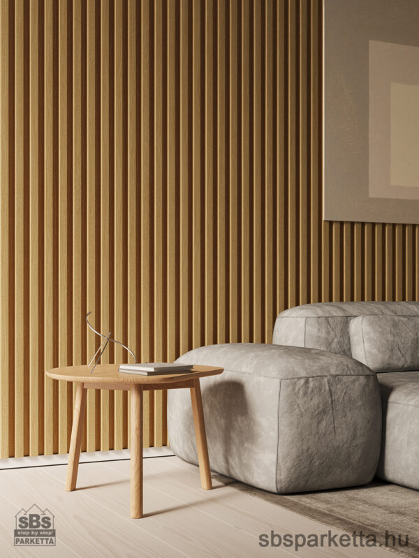 015990- FAUS - WALL TECH - DEKORÁCIÓS FALBURKOLAT - DUO - ORBE OAK - S185135 - 2600 x 132 x 19 mm - Image 2