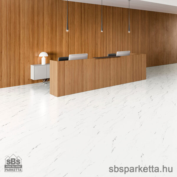 014490- FAUS - Vízálló laminált padló - INDUSTRY TILE XXL - MÁRVÁNY MINTÁS - STATUARIO MARBLE - S179677- 8mm_AC6/33 - Image 2