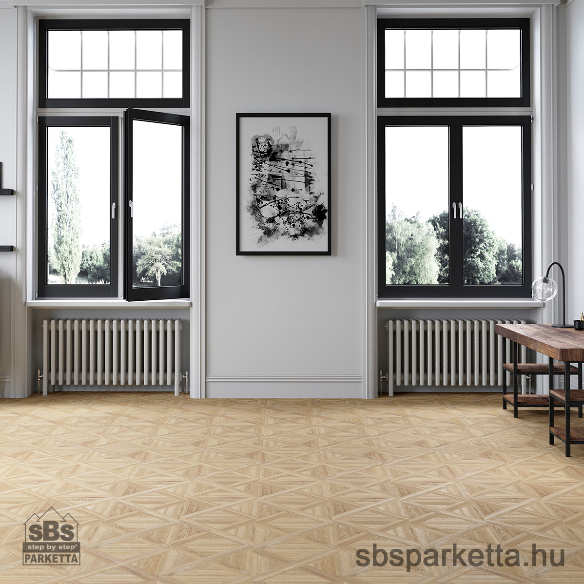 014690- FAUS - Vízálló laminált padló - MARQUETRY/5 - INTARZIA/5 - NATUREL NORMANDIE - S176980 - 8mm_AC6/33 - Image 3