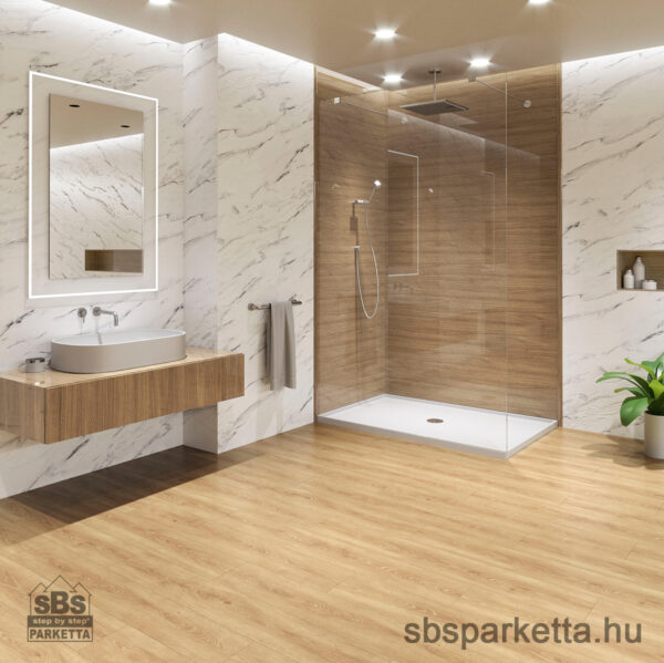 013990- FAUS - Vízálló laminált padló - SENSE - NUTMEG OAK - S180048 - 8mm_AC6/33 - Image 3